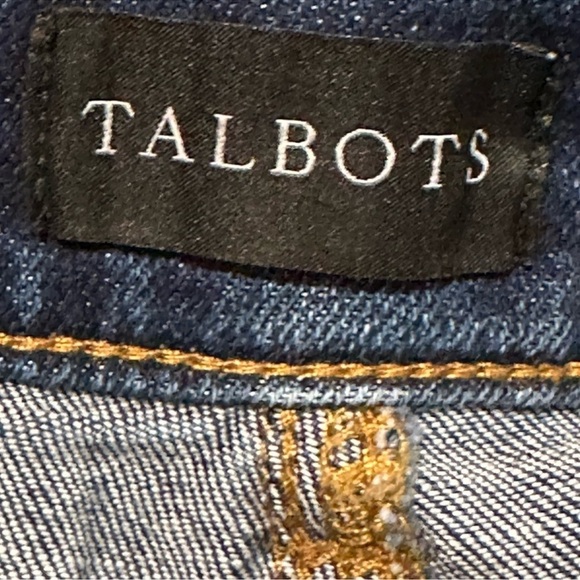 Talbots High Rise Button Fly Straight Leg Jeans | Size 4 - Picture 7 of 11